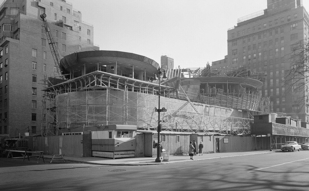 Construction of the Solomon R. Guggenheim Museum, November 12, 1957