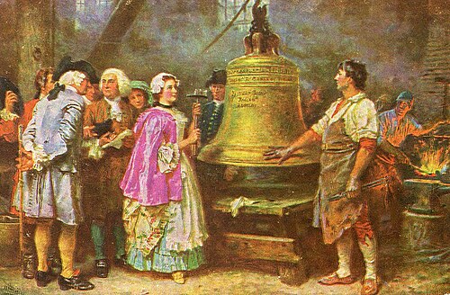 The Bell's First Note, a 1913 painting by Jean Leon Gerome Ferris.