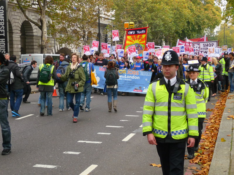 The London–Jarrow March in 2011.