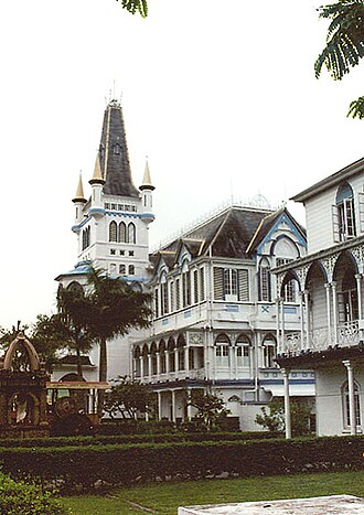 Georgetown City Hall, British Guiana.