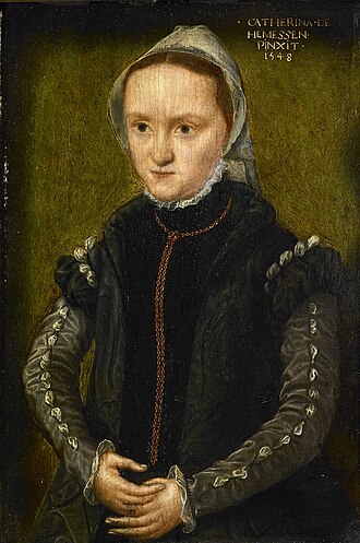 Portrait of a Woman, 1548, by Catharina van Hemessen.