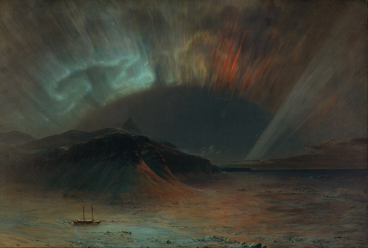 Aurora Borealis (1865) by Frederic Edwin Church.