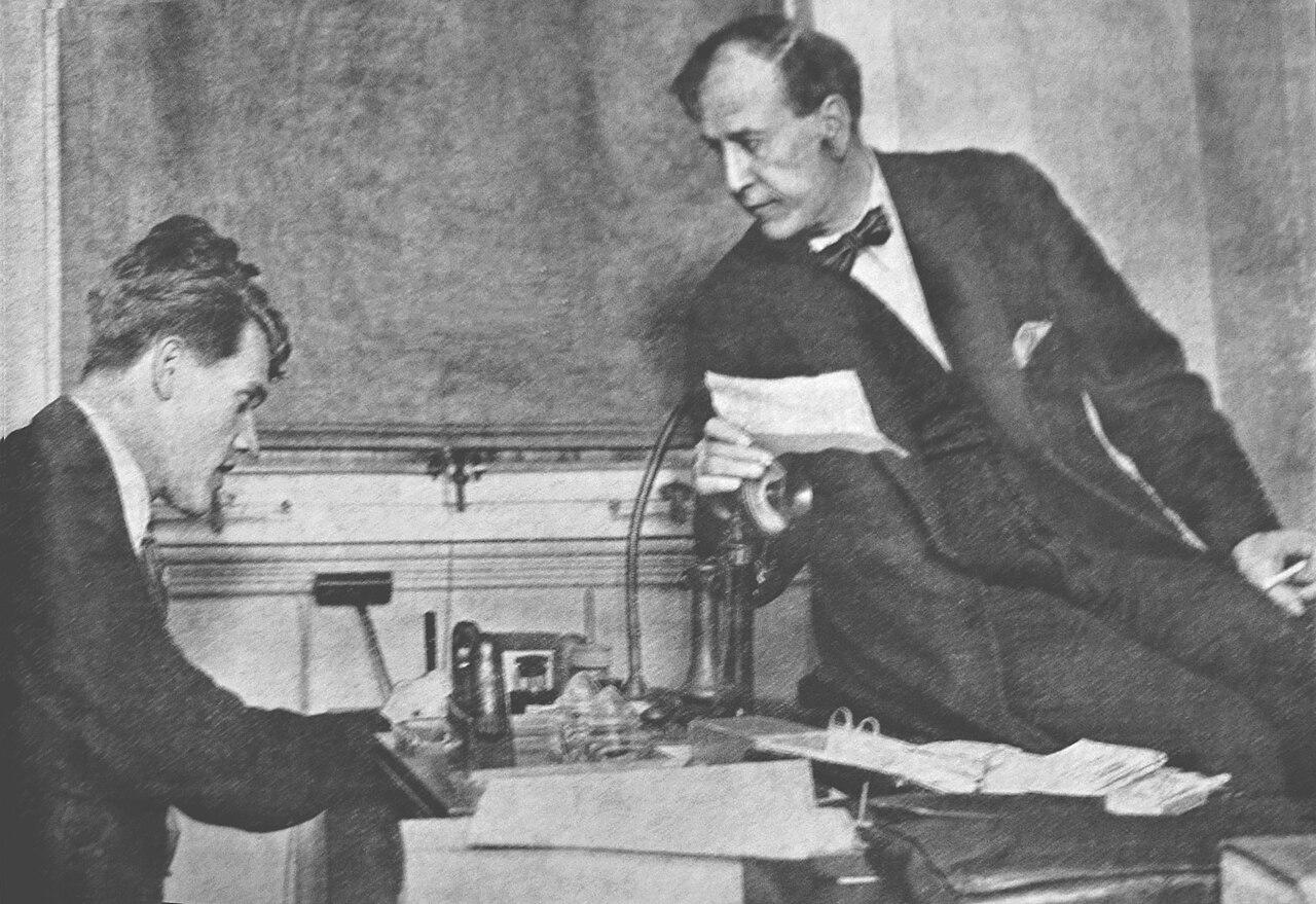 Christian Rakovsky dictates a response denying the Zinoviev letter's authenticity