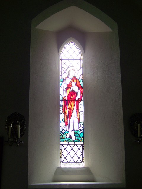 Stained Glass Window, St Michael's Church, Wilsford - geograph.org.uk - 773863