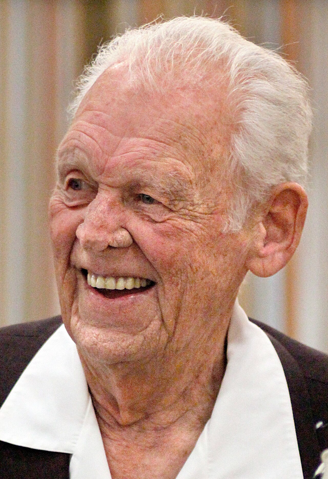 Don Larsen smiling at age 84.