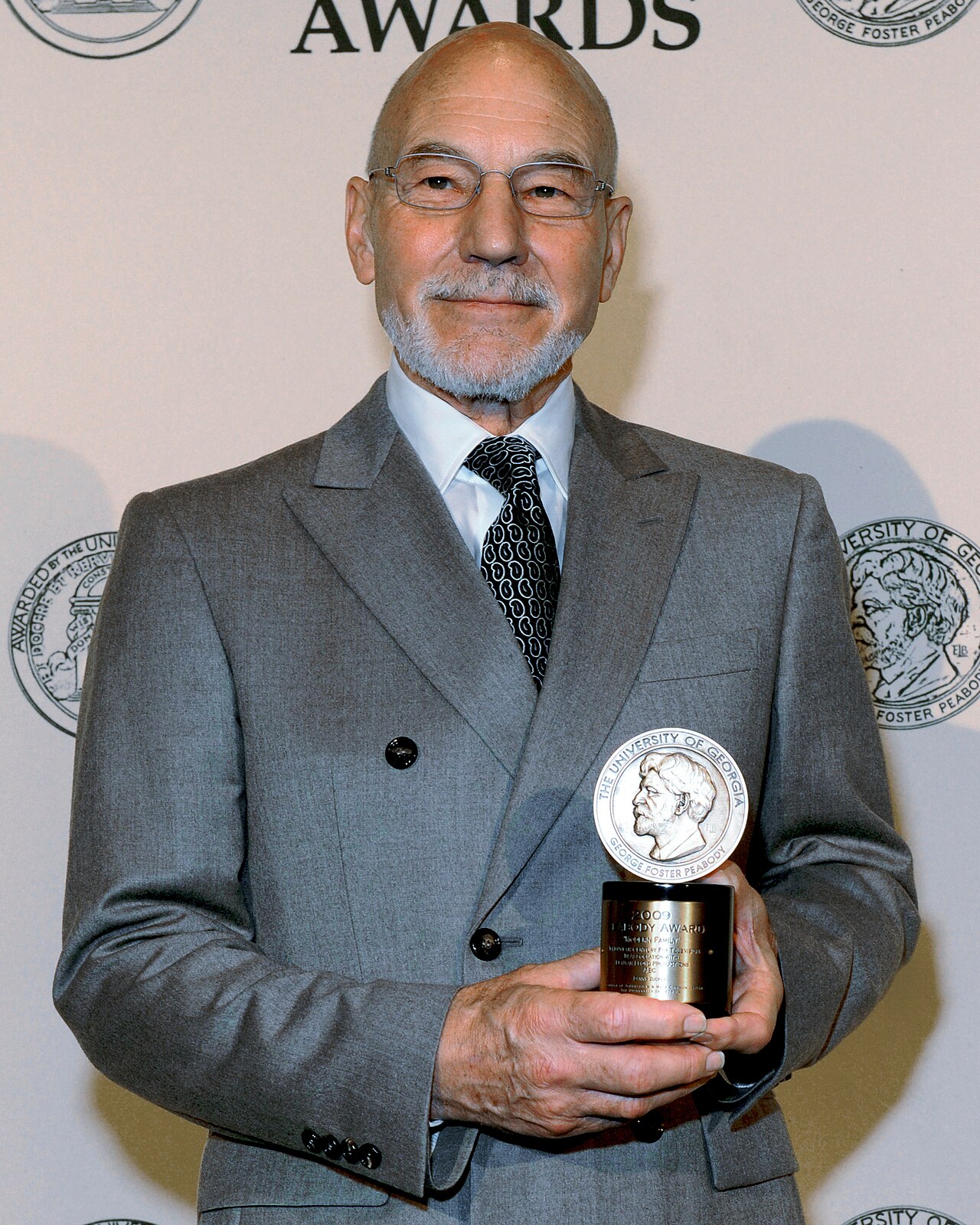 Patrick Stewart at the 2012 Peabody Awards